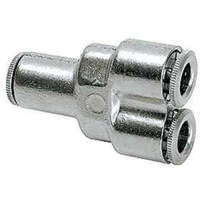 Y-Schlauchanschluss für Aussen-Ø 6 mm