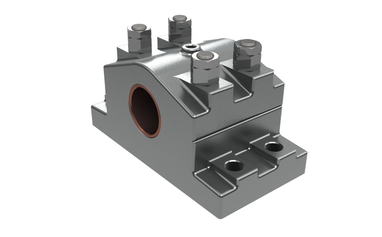 DIN 506 A100 Deckellager EN-GJL-250,Schl.:G-CUSN7ZNPB